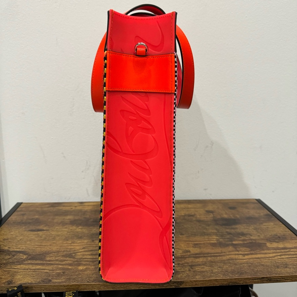 Christian Louboutin Ruistote Raphia Bistrot/Gomme/CL Strap - Picture 4 of 11